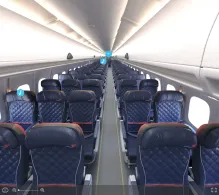 Delta Boeing 717-200 seat maps 360 panorama view