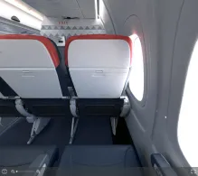 Delta Boeing 717-200 seat maps 360 panorama view