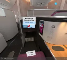 Swiss Airbus A350-900 Senses seat maps 360 panorama view