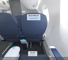 Delta Embraer E175 V.1 seat maps 360 panorama view