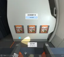 easyJet Europe Airbus A320-200 V.1 seat maps 360 panorama view