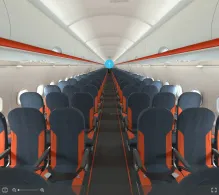 easyJet Europe Airbus A320-200 V.1 seat maps 360 panorama view