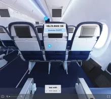 Delta Boeing 737-900 ER V.1 seat maps 360 panorama view
