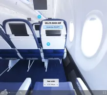 Delta Boeing 737-900 ER V.1 seat maps 360 panorama view