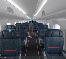 Delta Embraer E170 seat maps 360 panorama view