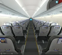 Pegasus Airlines Airbus A320-200 V.2 seat maps 360 panorama view