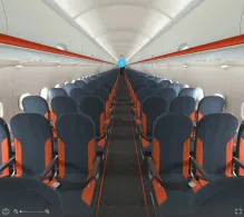 easyJet Switzerland Airbus A320-200 seat maps 360 panorama view