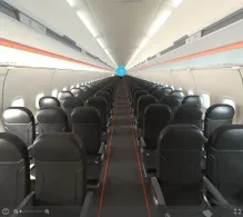 easyJet UK Airbus A321-200neo seat maps 360 panorama view