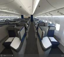 United Boeing 777-200 ER V.1 seat maps 360 panorama view