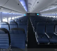 United Boeing 777-200ER V.1 seat maps 360 panorama view