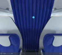 China Southern Airbus A319neo seat maps 360 panorama view
