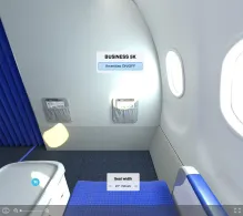 China Southern Airbus A319neo seat maps 360 panorama view
