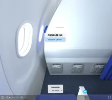 China Southern Airbus A319neo seat maps 360 panorama view