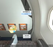 easyJet Europe Airbus A319-100 seat maps 360 panorama view