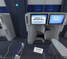 Air Caraibes Airbus A350-900 seat maps 360 panorama view