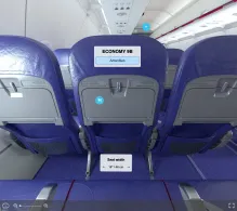 Wizz Air Airbus A321-200 seat maps 360 panorama view