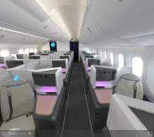Air New Zealand Boeing 787-9 Skynest seat maps 360 panorama view