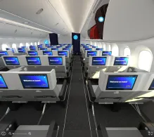 Air New Zealand Boeing 787-9 Skynest seat maps 360 panorama view