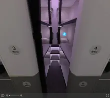 Air New Zealand Boeing 787-9 Skynest seat maps 360 panorama view
