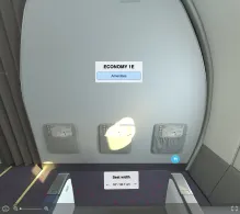 Ryanair Airbus A320-200 seat maps 360 panorama view