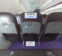 Wizz Air Airbus A320-200 V.1 seat maps 360 panorama view