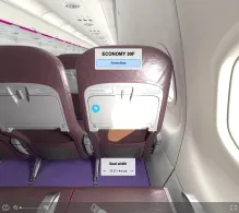 Wizz Air Airbus A320-200 V.1 seat maps 360 panorama view
