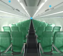 Transavia Airbus A321neo seat maps 360 panorama view