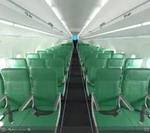 Transavia Airbus A321neo seat maps 360 panorama view
