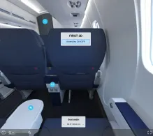 SkyWest Airlines Bombardier CRJ900 V.2 DL seat maps 360 panorama view