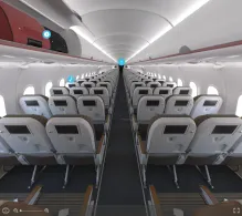 Etihad Airways Airbus A320-200 V.2 seat maps 360 panorama view