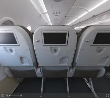 Etihad Airways Airbus A320-200 V.2 seat maps 360 panorama view
