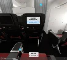 Japan Airlines - JAL Boeing 787-9 V.1 seat maps 360 panorama view