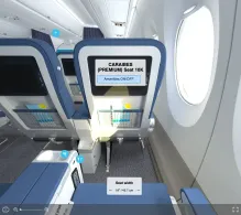 Air Caraibes Atlantique Airbus A350-1000 seat maps 360 panorama view