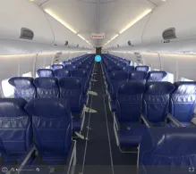 Southwest Airlines Boeing 737-700 seat maps 360 panorama view
