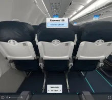 Iberojet Airbus A320-200 seat maps 360 panorama view