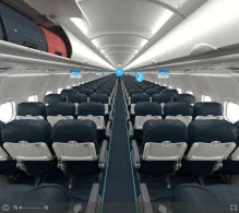Iberojet Airbus A320-200 seat maps 360 panorama view