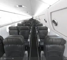 American Airlines Bombardier CRJ900 V.2 seat maps 360 panorama view