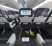 TUI Airways Boeing 737-800 seat maps 360 panorama view