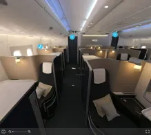 British Airways Airbus A380-800 seat maps 360 panorama view