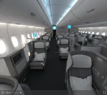 British Airways Airbus A380-800 seat maps 360 panorama view