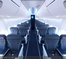 Delta Boeing 737-800 seat maps 360 panorama view