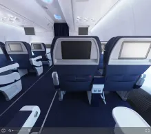Delta Boeing 737-800 V.2 seat maps 360 panorama view