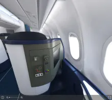 Delta Airbus A330-300 seat maps 360 panorama view