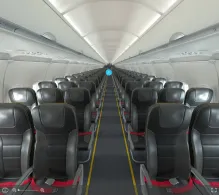 Pegasus Airlines Airbus A321neo seat maps 360 panorama view