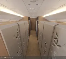 Singapore Airlines Airbus A380-800 seat maps 360 panorama view