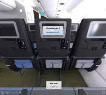 Singapore Airlines Airbus A380-800 seat maps 360 panorama view