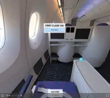 Air China Boeing 787-9 seat maps 360 panorama view