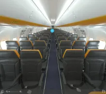Buzz Boeing 737 MAX 8-200 seat maps 360 panorama view