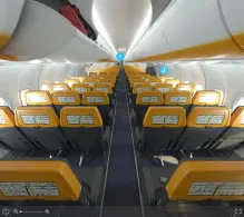 Buzz Boeing 737 MAX 8-200 seat maps 360 panorama view