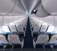 Norwegian Air Shuttle Boeing 737-800 V.1 seat maps 360 panorama view